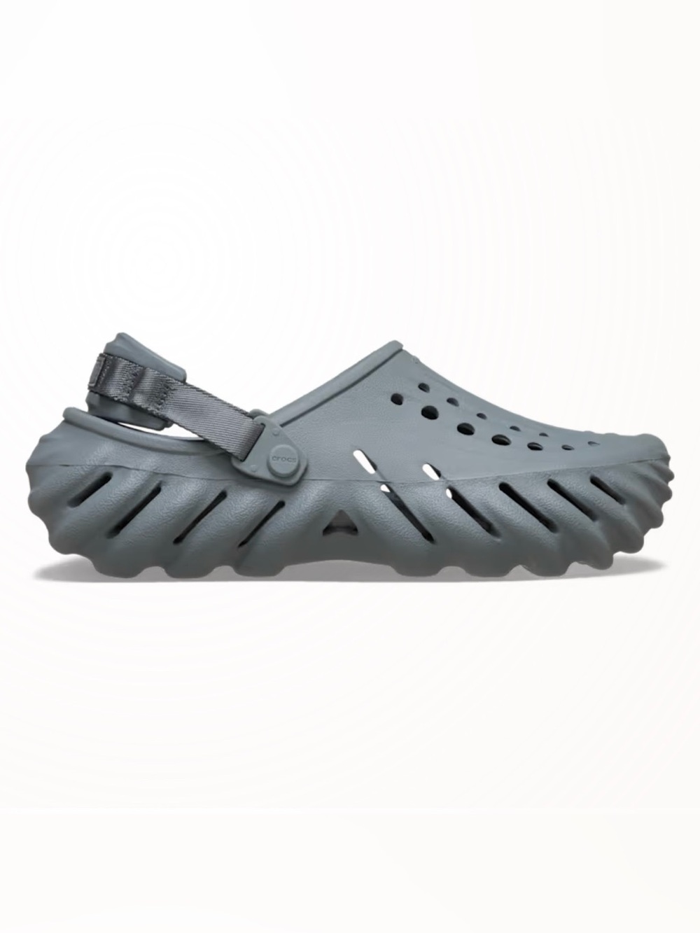CROCS | Echo Clog in Concrete Gray - Picture 4 of 4